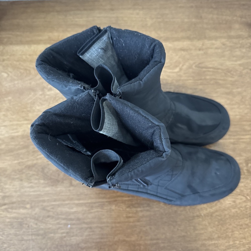 Totes Women's Winter Boots Style Kaitlyn  Black Size 8 - Picture 3 of 9